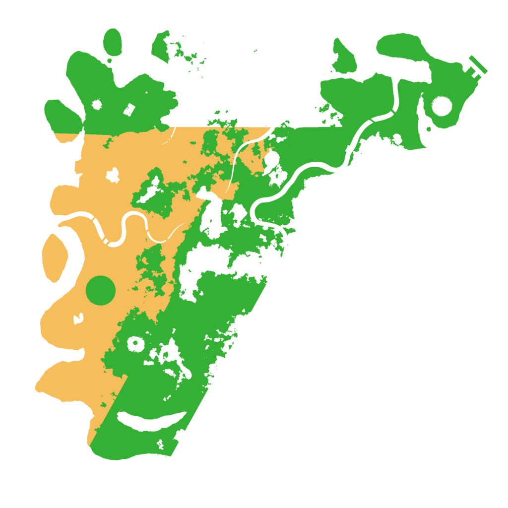 Biome Rust Map: Procedural Map, Size: 4500, Seed: 191834