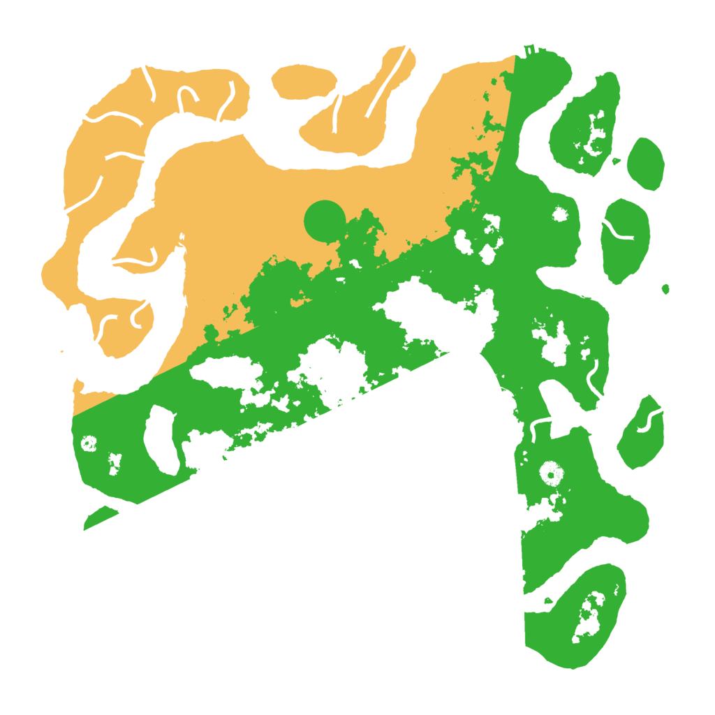 Biome Rust Map: Procedural Map, Size: 4500, Seed: 1383791