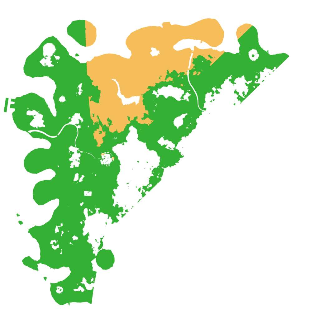 Biome Rust Map: Procedural Map, Size: 4500, Seed: 2304439