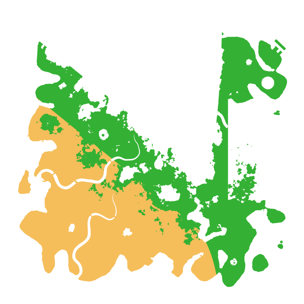 Biome Rust Map: Procedural Map, Size: 4500, Seed: 1541503