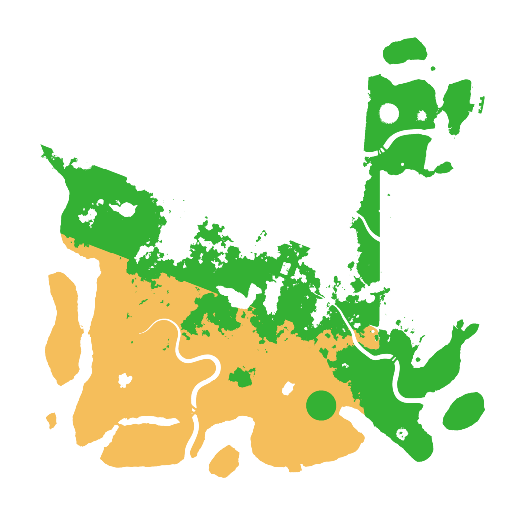 Biome Rust Map: Procedural Map, Size: 4500, Seed: 492458