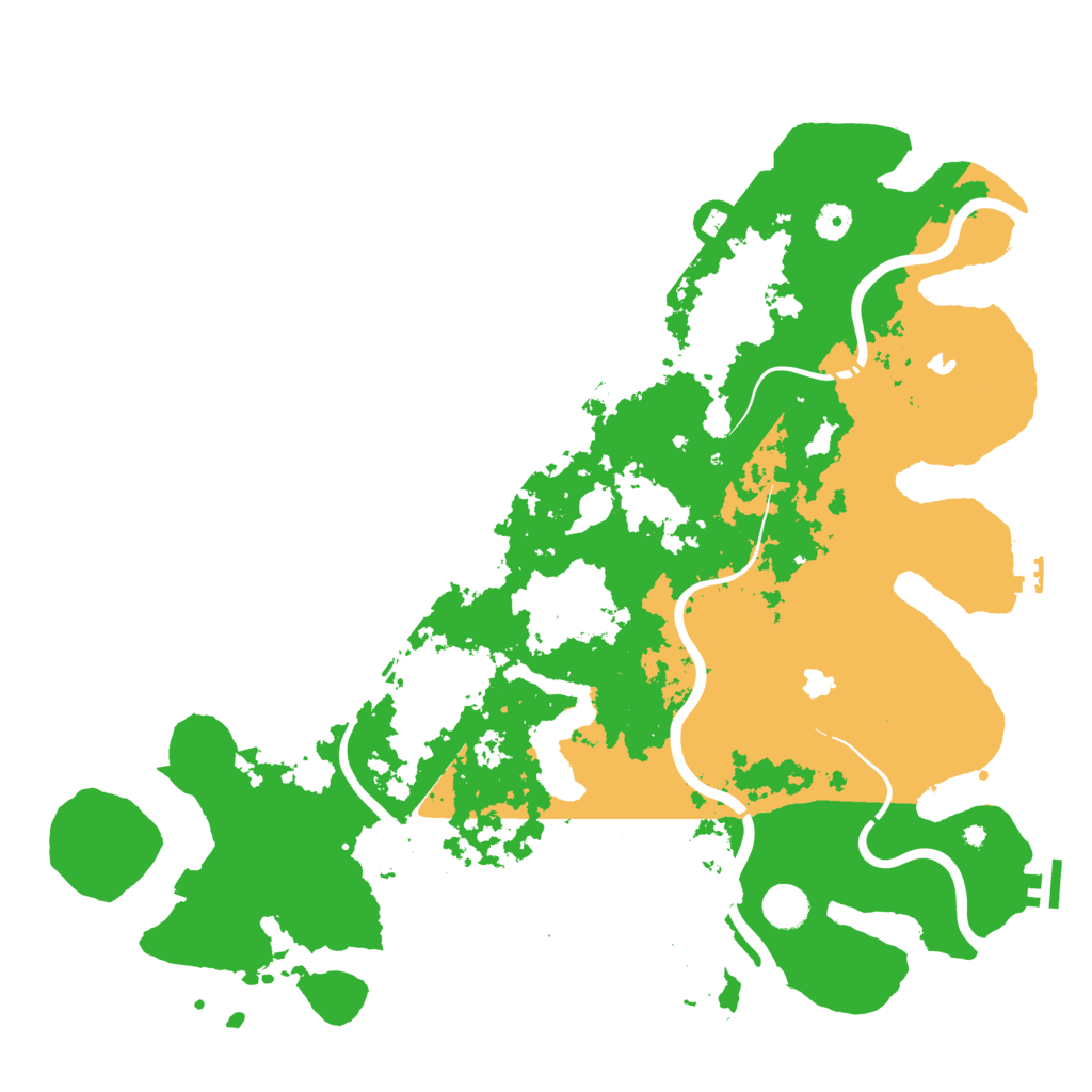 Biome Rust Map: Procedural Map, Size: 4500, Seed: 3839960