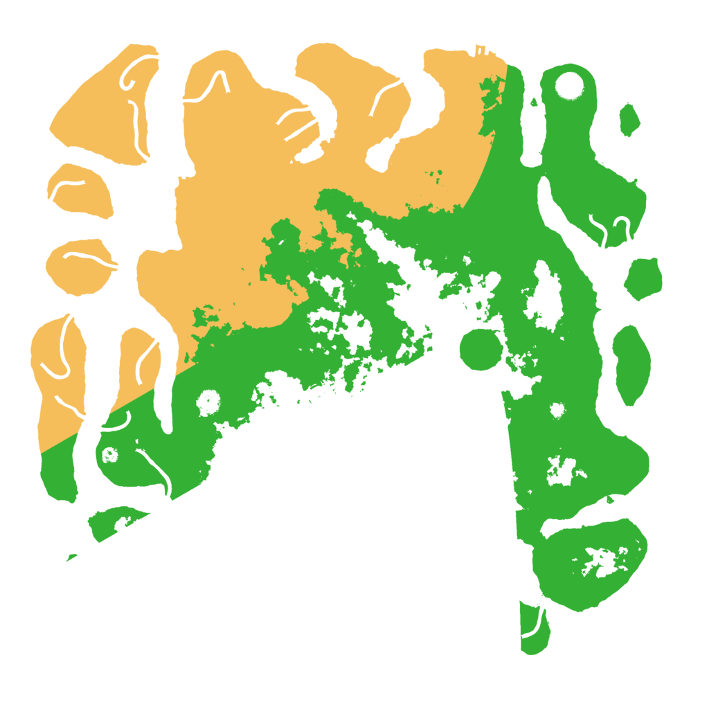 Biome Rust Map: Procedural Map, Size: 4500, Seed: 4762853