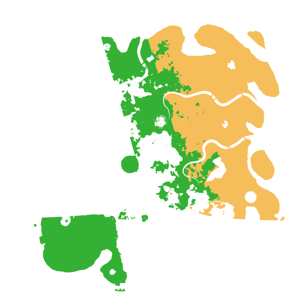 Biome Rust Map: Procedural Map, Size: 4500, Seed: 6117203