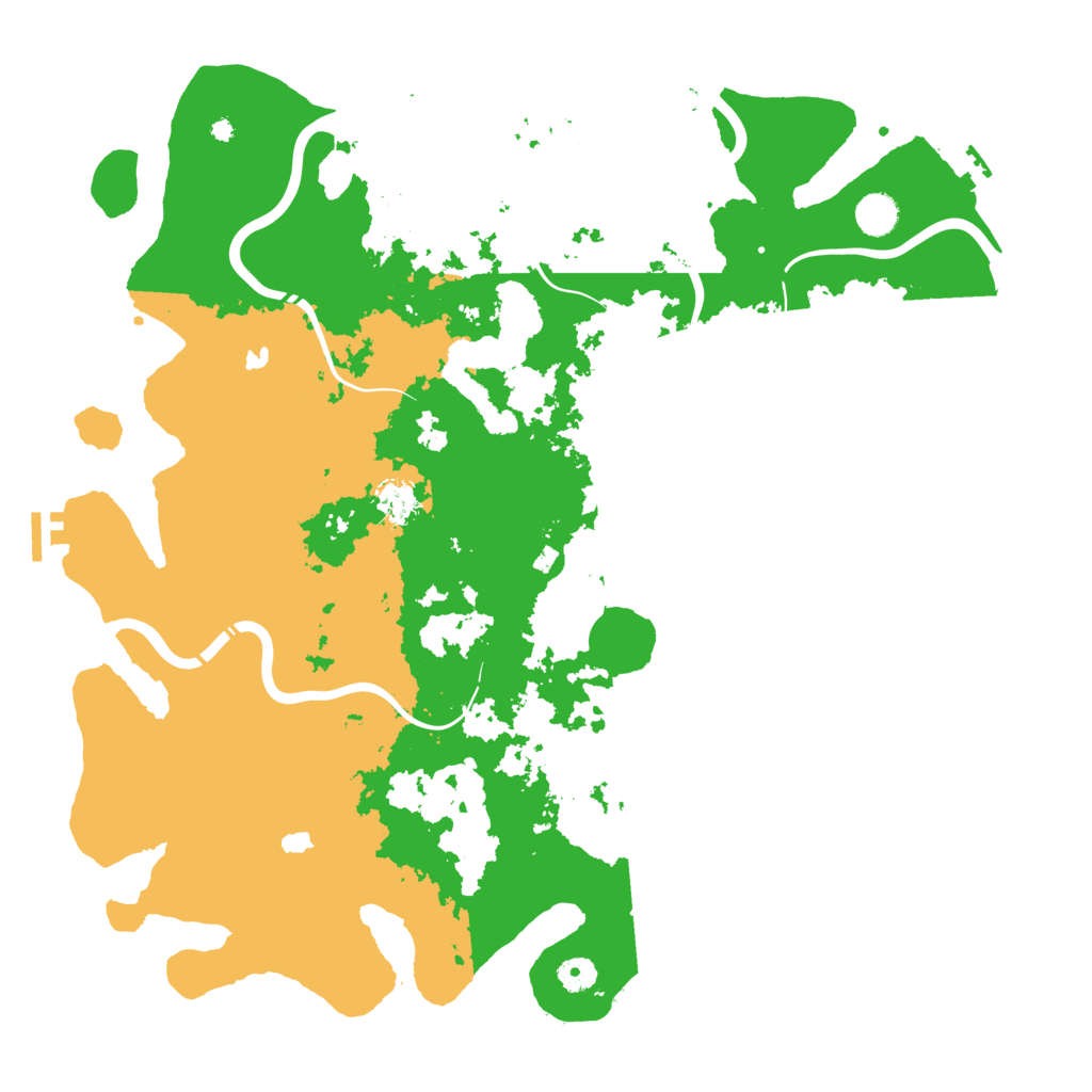 Biome Rust Map: Procedural Map, Size: 4500, Seed: 604652