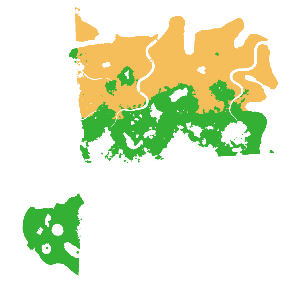 Biome Rust Map: Procedural Map, Size: 4500, Seed: 3748308