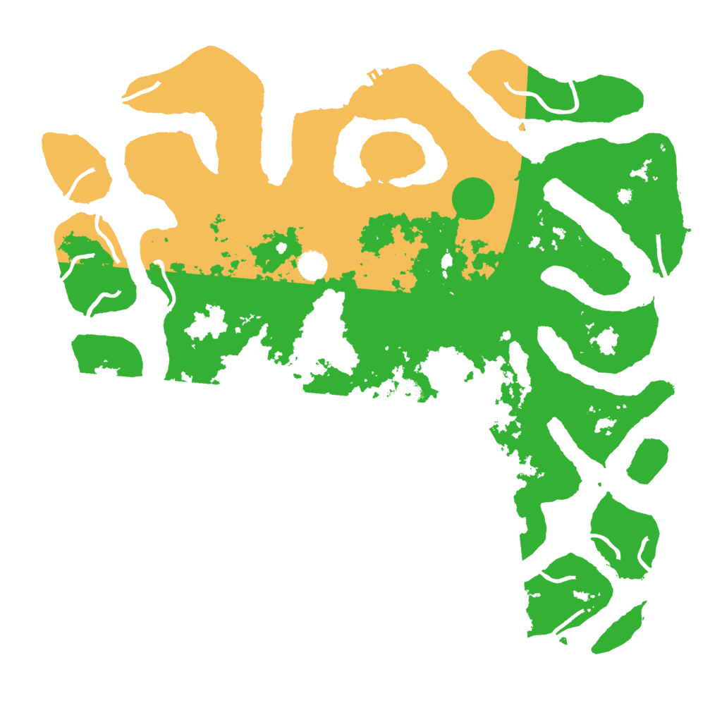 Biome Rust Map: Procedural Map, Size: 4500, Seed: 476701