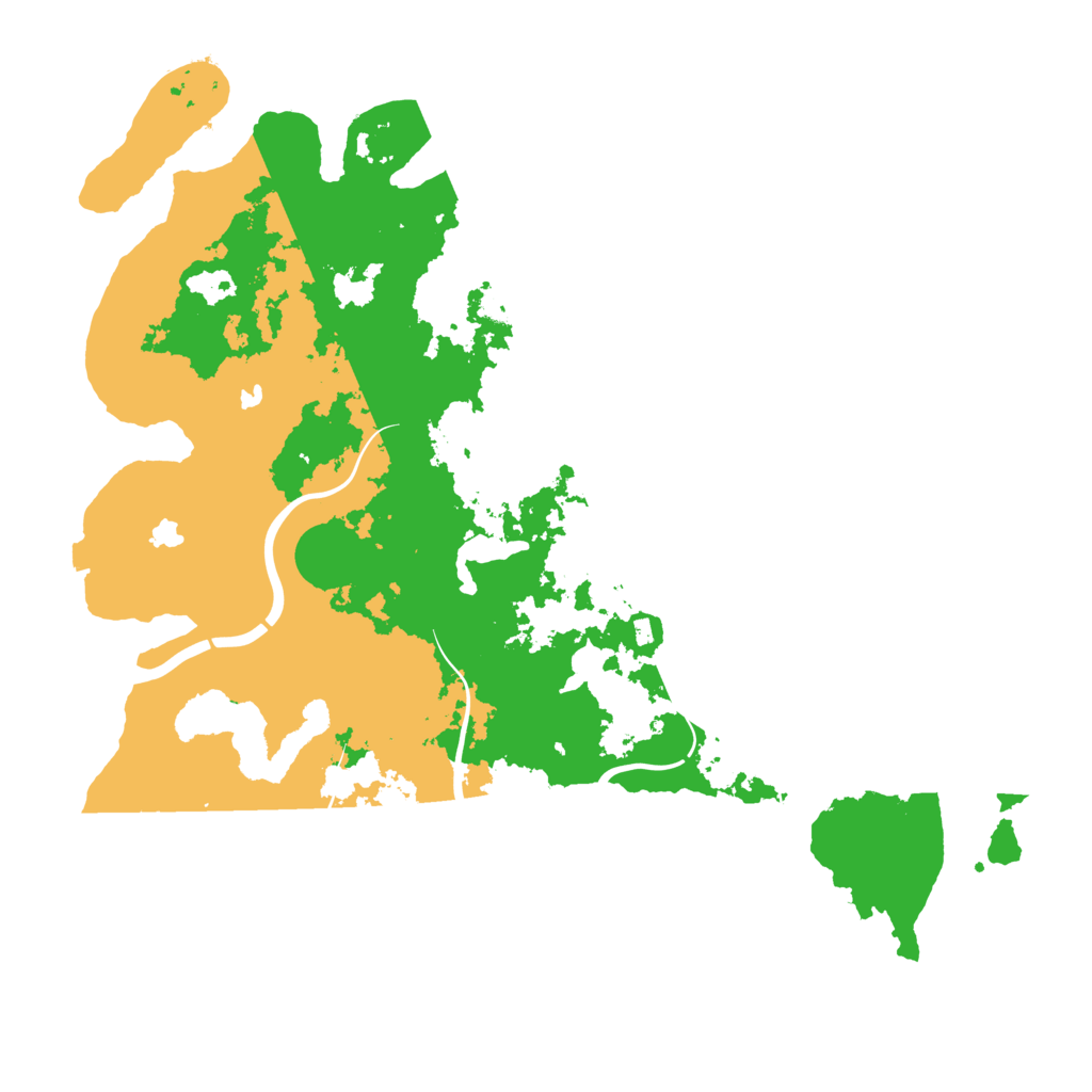 Biome Rust Map: Procedural Map, Size: 4500, Seed: 4210389