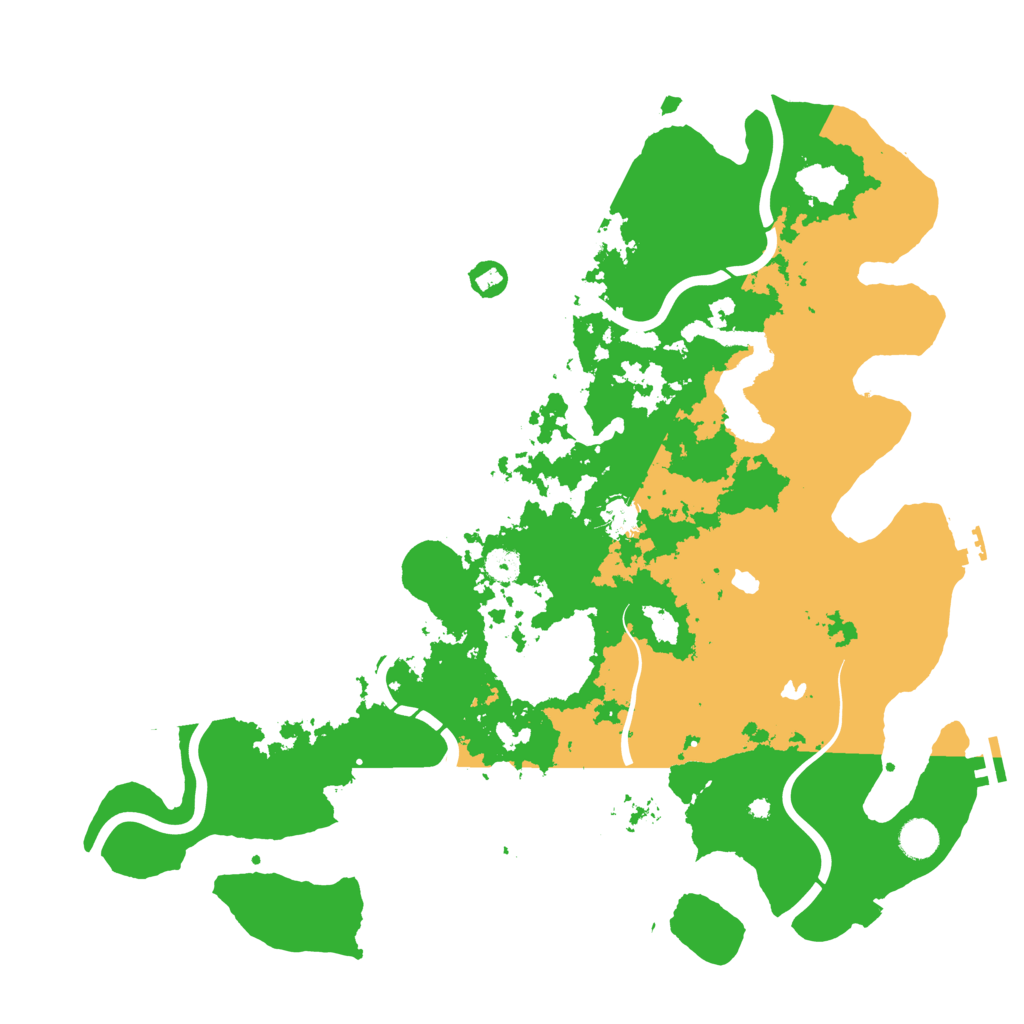 Biome Rust Map: Procedural Map, Size: 4500, Seed: 2826795