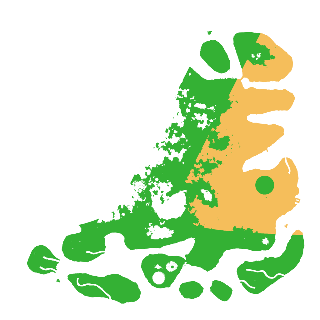 Biome Rust Map: Procedural Map, Size: 4500, Seed: 2826795