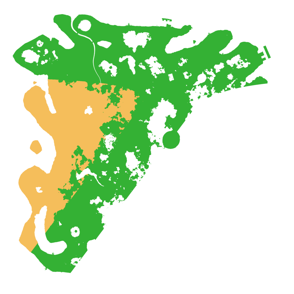 Biome Rust Map: Procedural Map, Size: 4500, Seed: 5599261