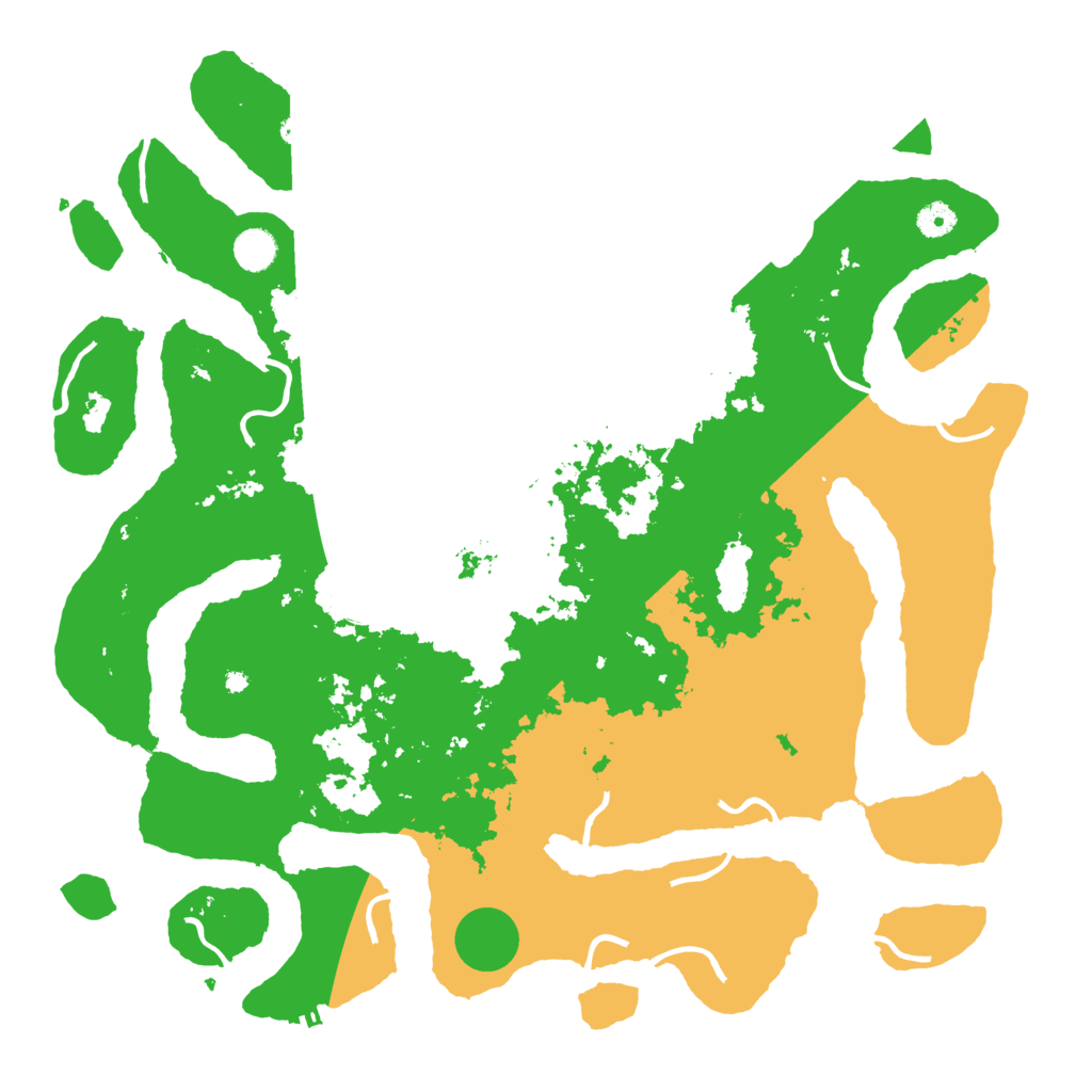 Biome Rust Map: Procedural Map, Size: 4500, Seed: 5702773