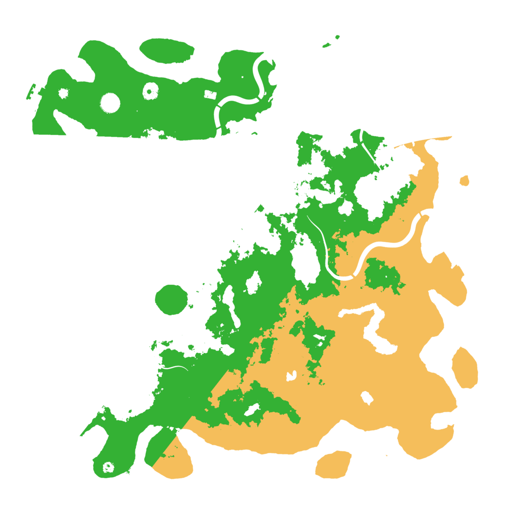 Biome Rust Map: Procedural Map, Size: 4500, Seed: 2708187