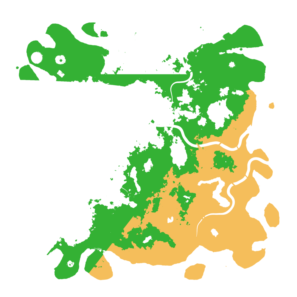 Biome Rust Map: Procedural Map, Size: 4500, Seed: 2708187
