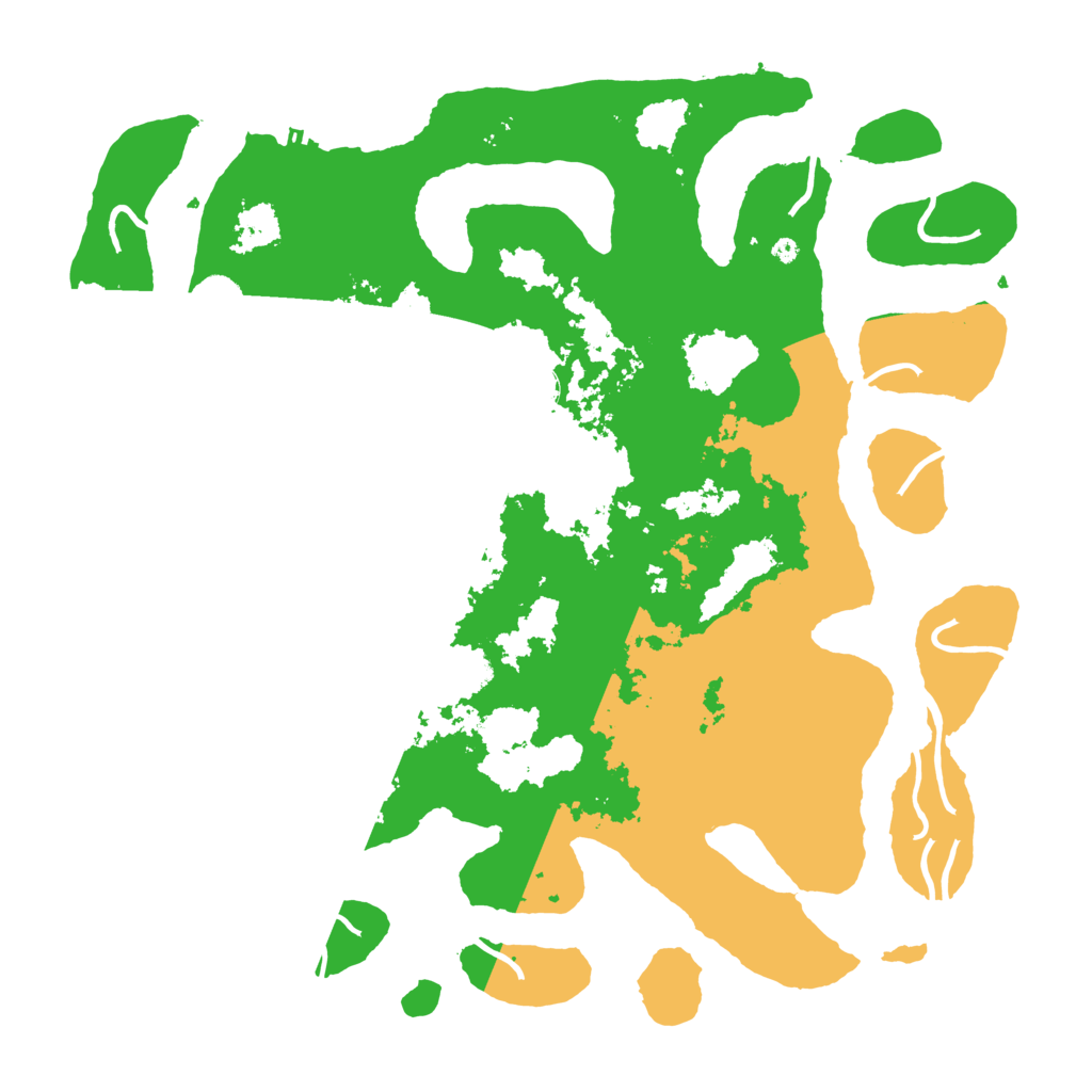 Biome Rust Map: Procedural Map, Size: 4500, Seed: 416540