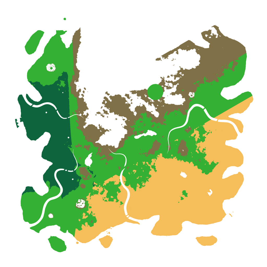 Biome Rust Map: Procedural Map, Size: 4500, Seed: 36847