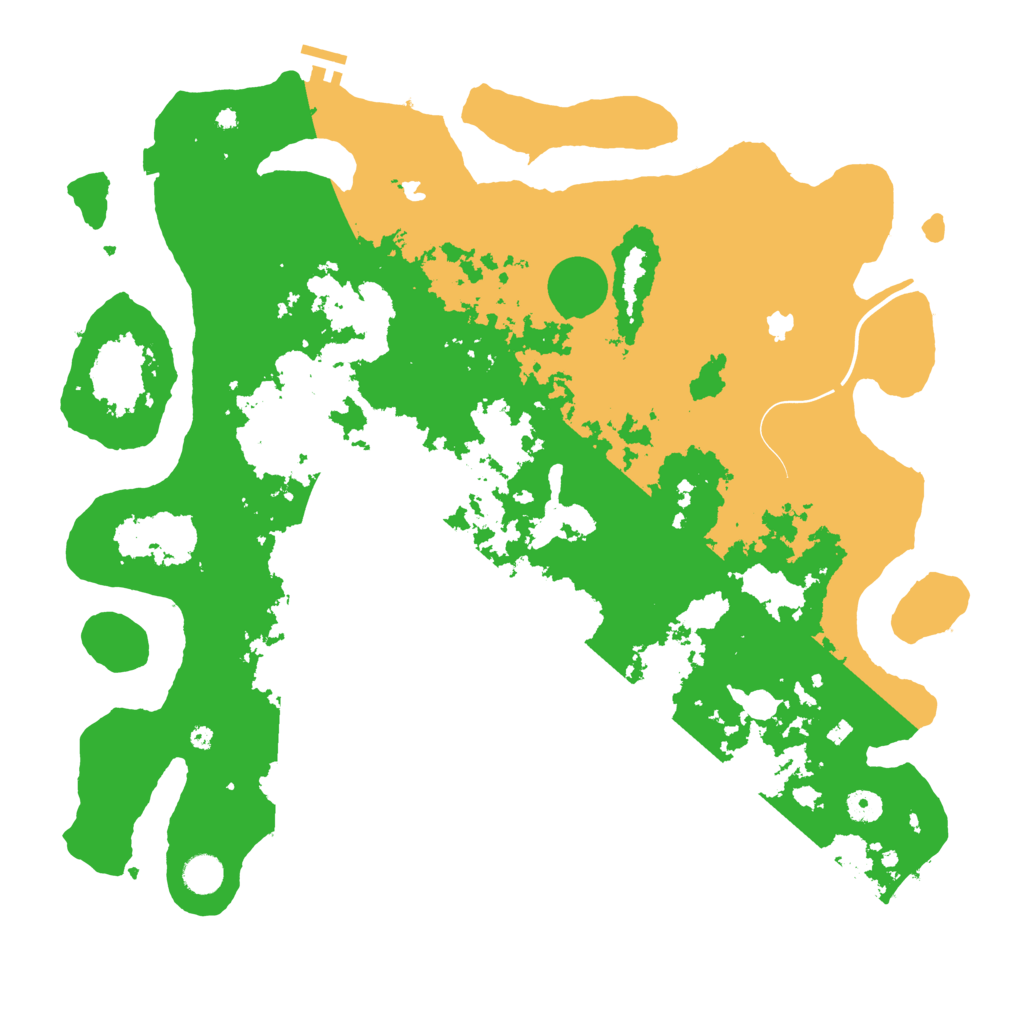 Biome Rust Map: Procedural Map, Size: 4500, Seed: 3461473