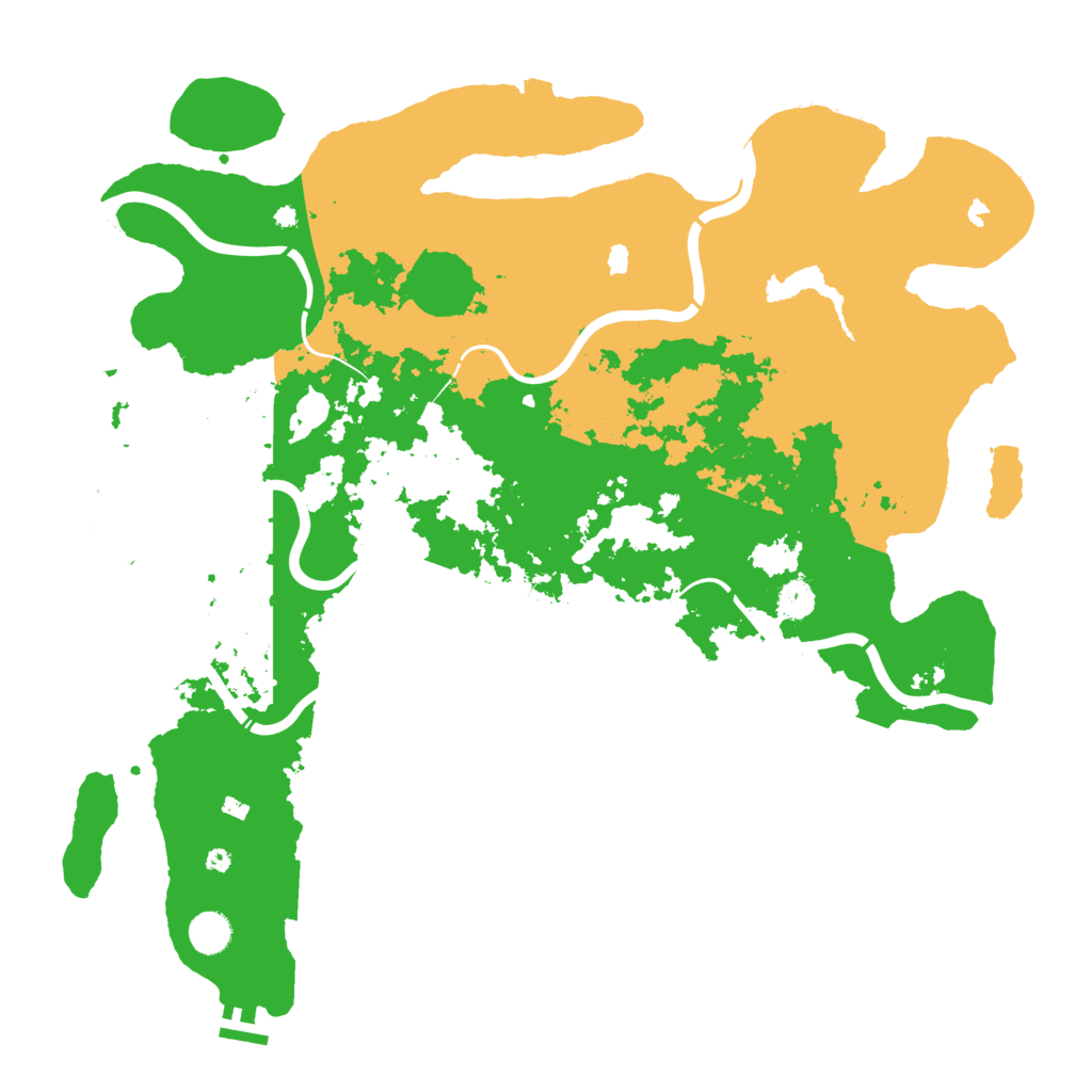Biome Rust Map: Procedural Map, Size: 4500, Seed: 6183118