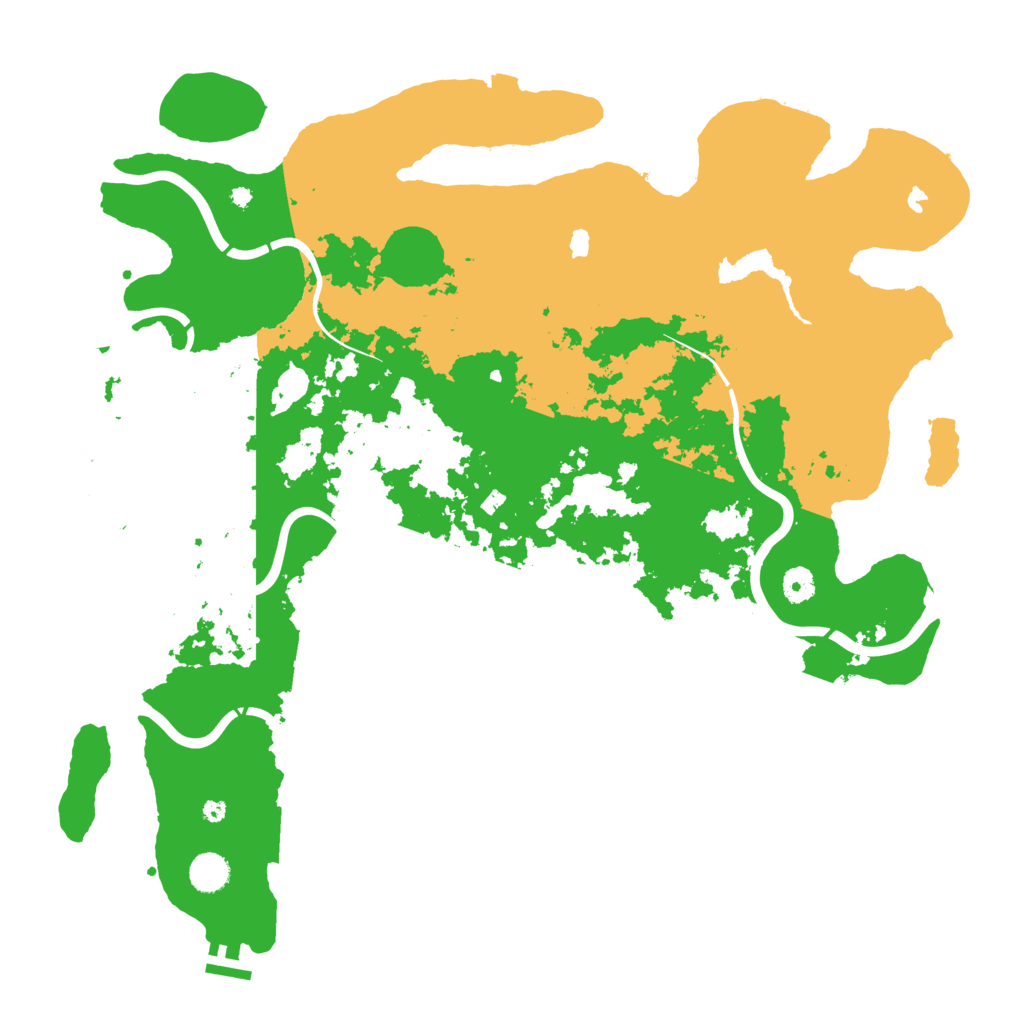 Biome Rust Map: Procedural Map, Size: 4500, Seed: 6183118