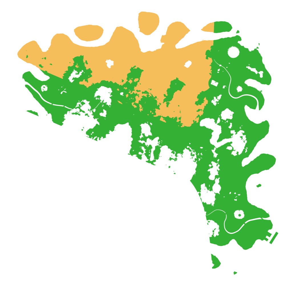 Biome Rust Map: Procedural Map, Size: 4500, Seed: 2512063