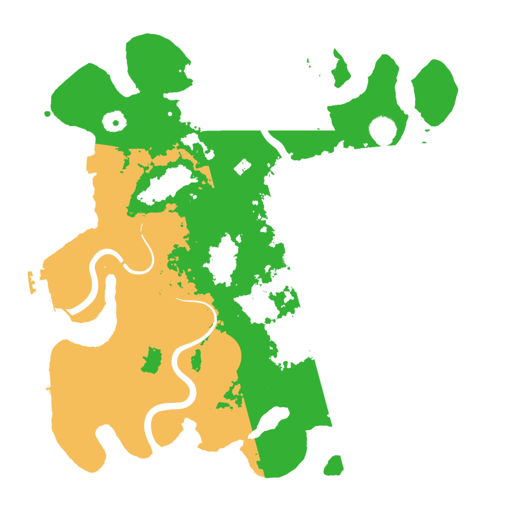 Biome Rust Map: Procedural Map, Size: 3500, Seed: 21474836