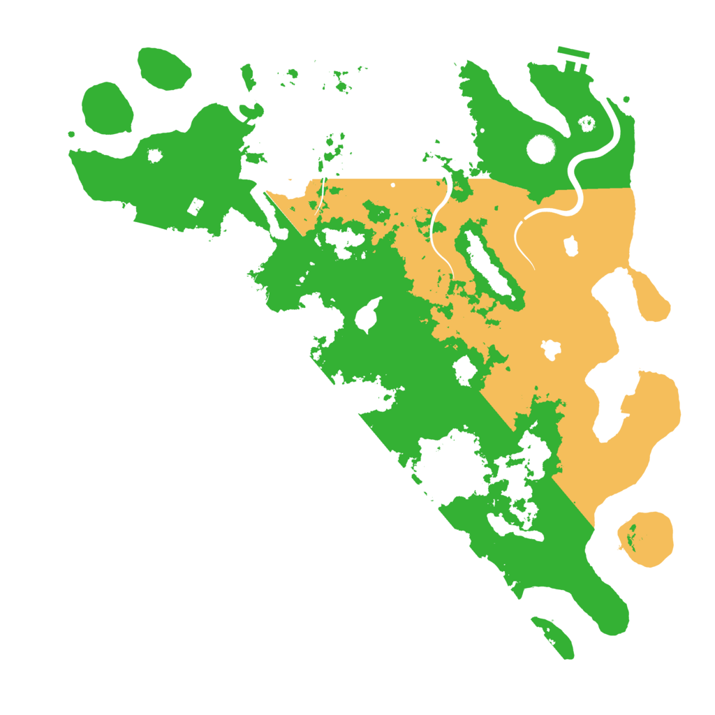 Biome Rust Map: Procedural Map, Size: 4500, Seed: 1687707