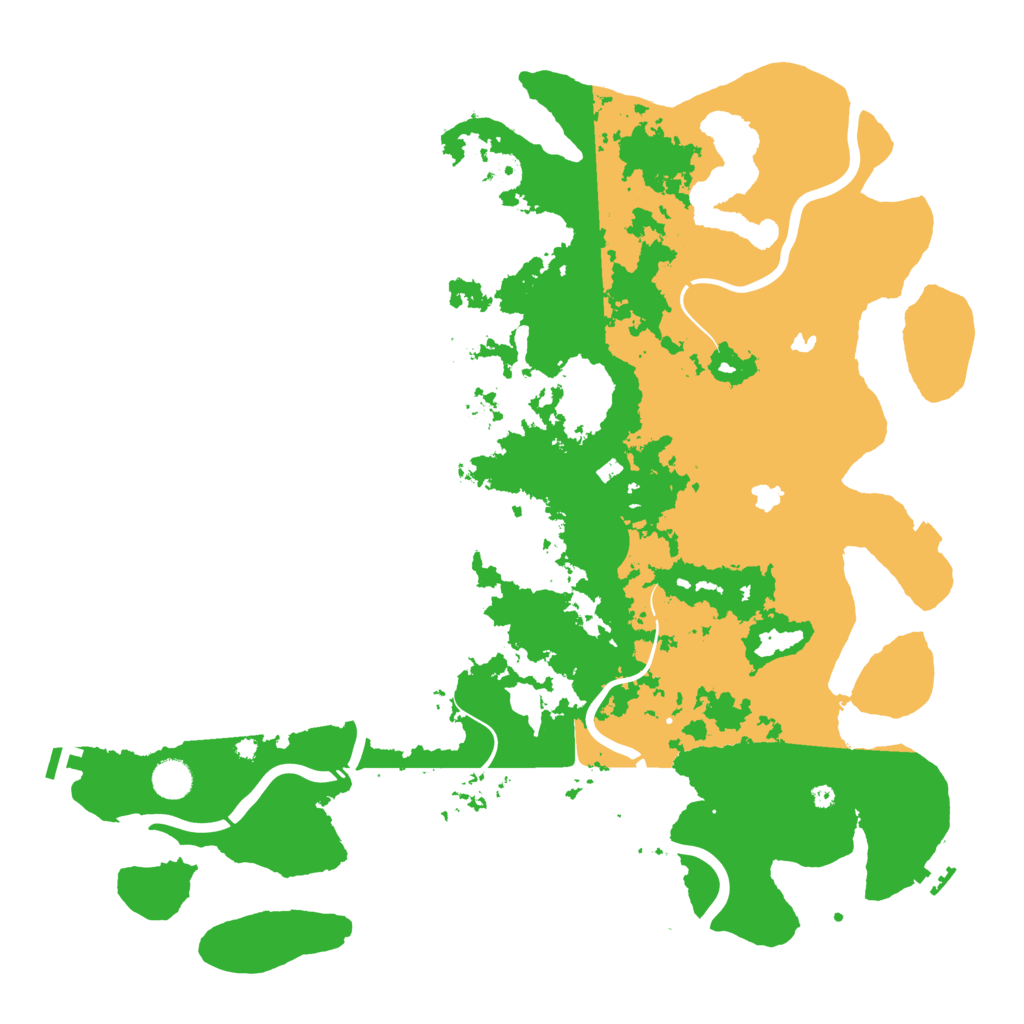 Biome Rust Map: Procedural Map, Size: 4500, Seed: 1468129
