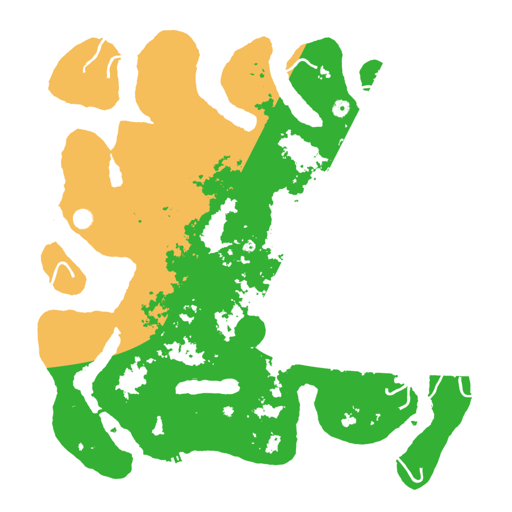 Biome Rust Map: Procedural Map, Size: 4500, Seed: 2077406