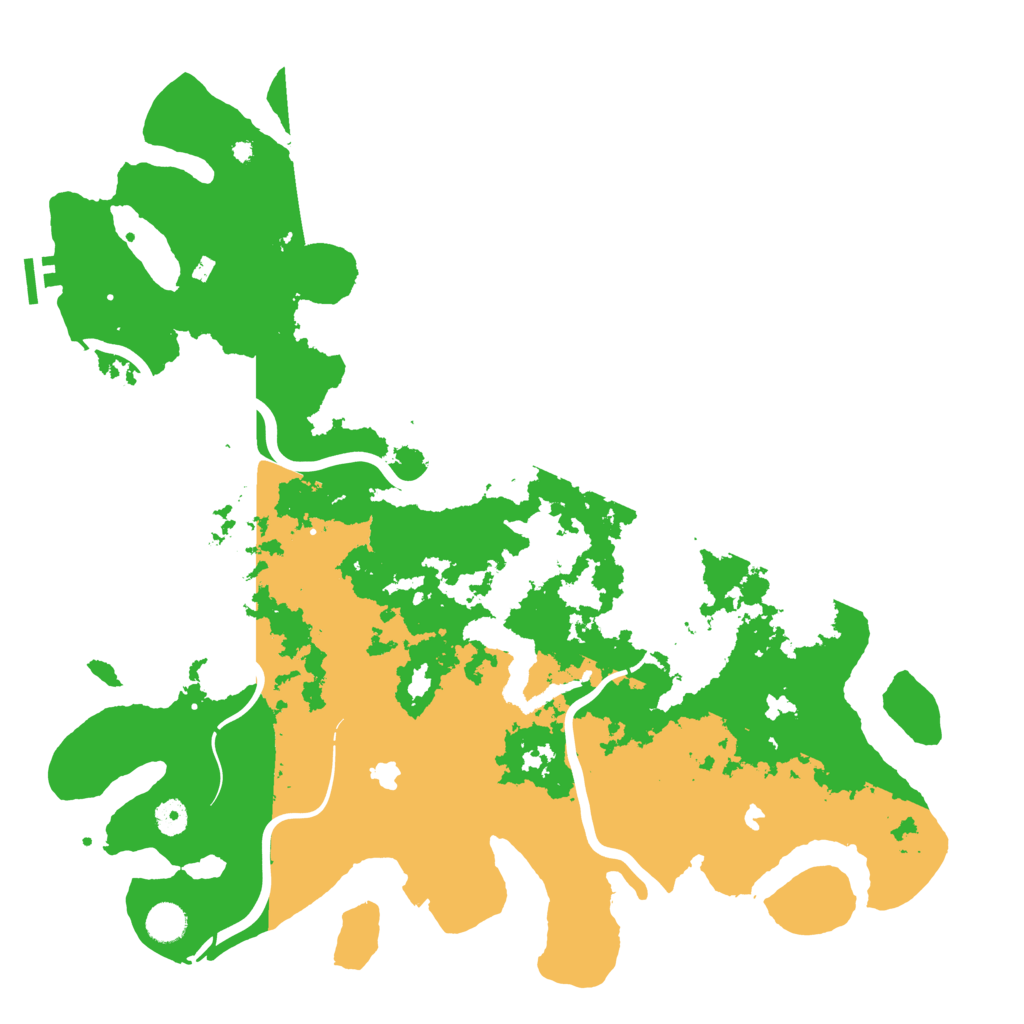 Biome Rust Map: Procedural Map, Size: 4500, Seed: 3090451