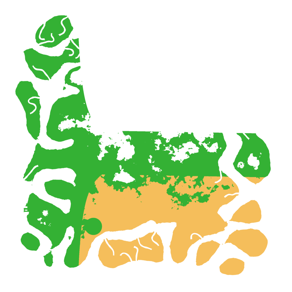 Biome Rust Map: Procedural Map, Size: 4500, Seed: 5409527