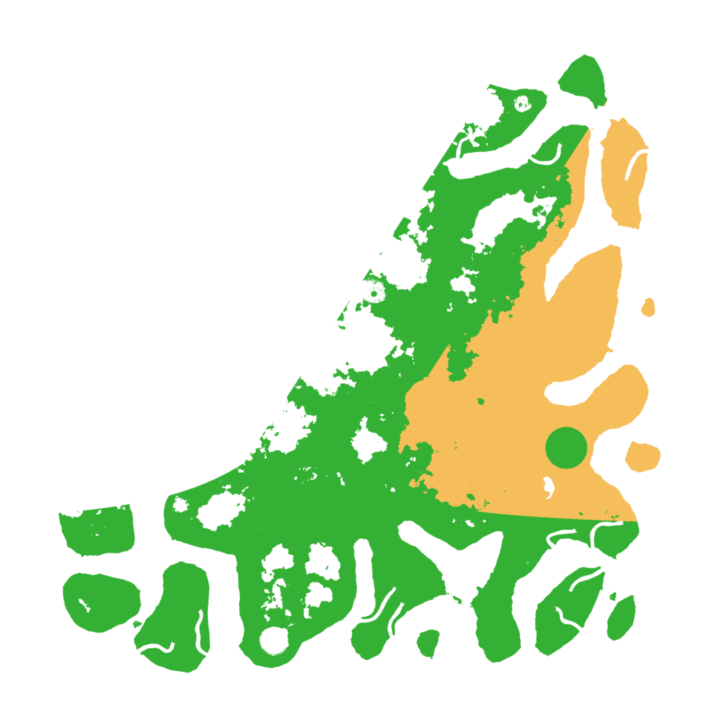 Biome Rust Map: Procedural Map, Size: 4500, Seed: 1283254