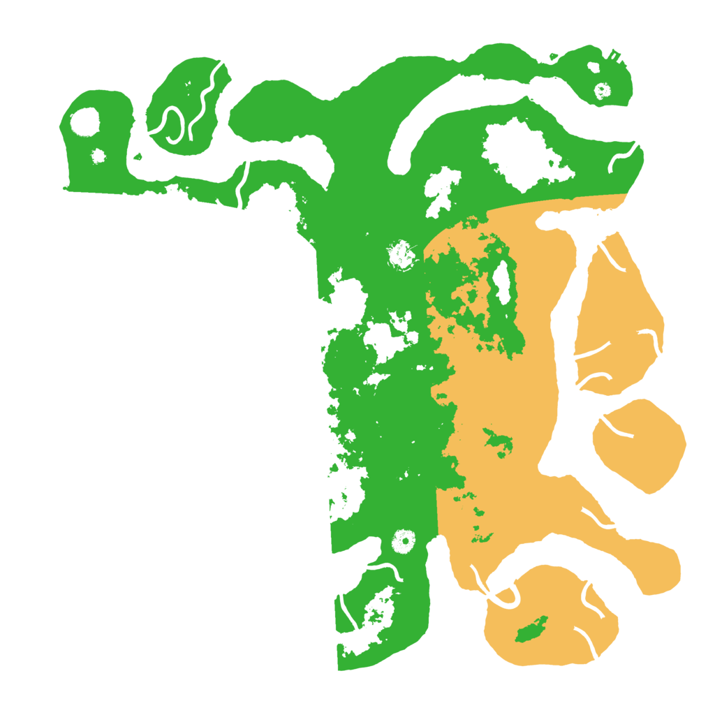 Biome Rust Map: Procedural Map, Size: 4500, Seed: 4271763