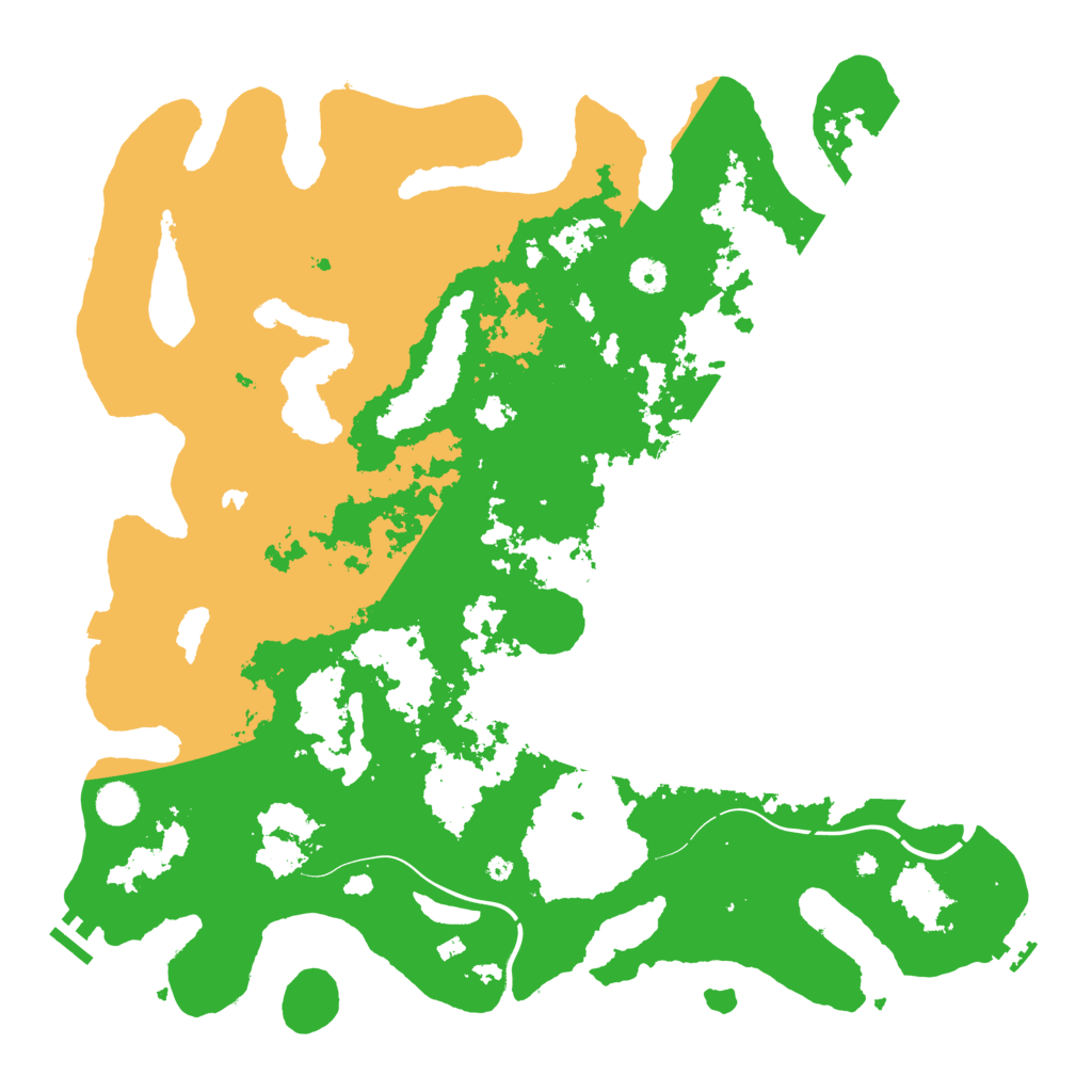 Biome Rust Map: Procedural Map, Size: 4500, Seed: 324780