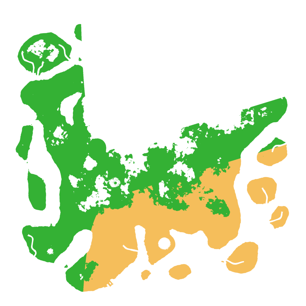 Biome Rust Map: Procedural Map, Size: 4500, Seed: 5865458