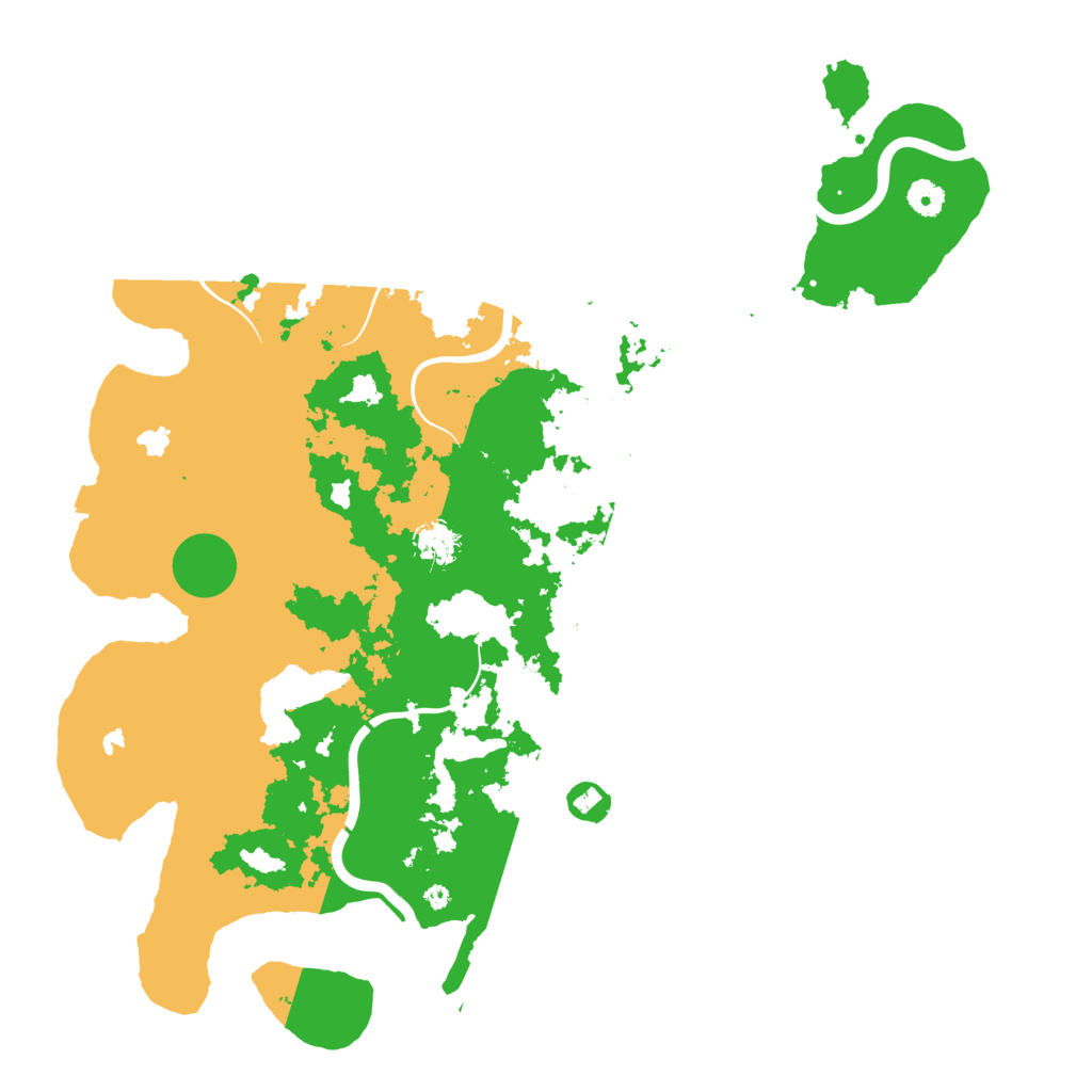Biome Rust Map: Procedural Map, Size: 4500, Seed: 5160084