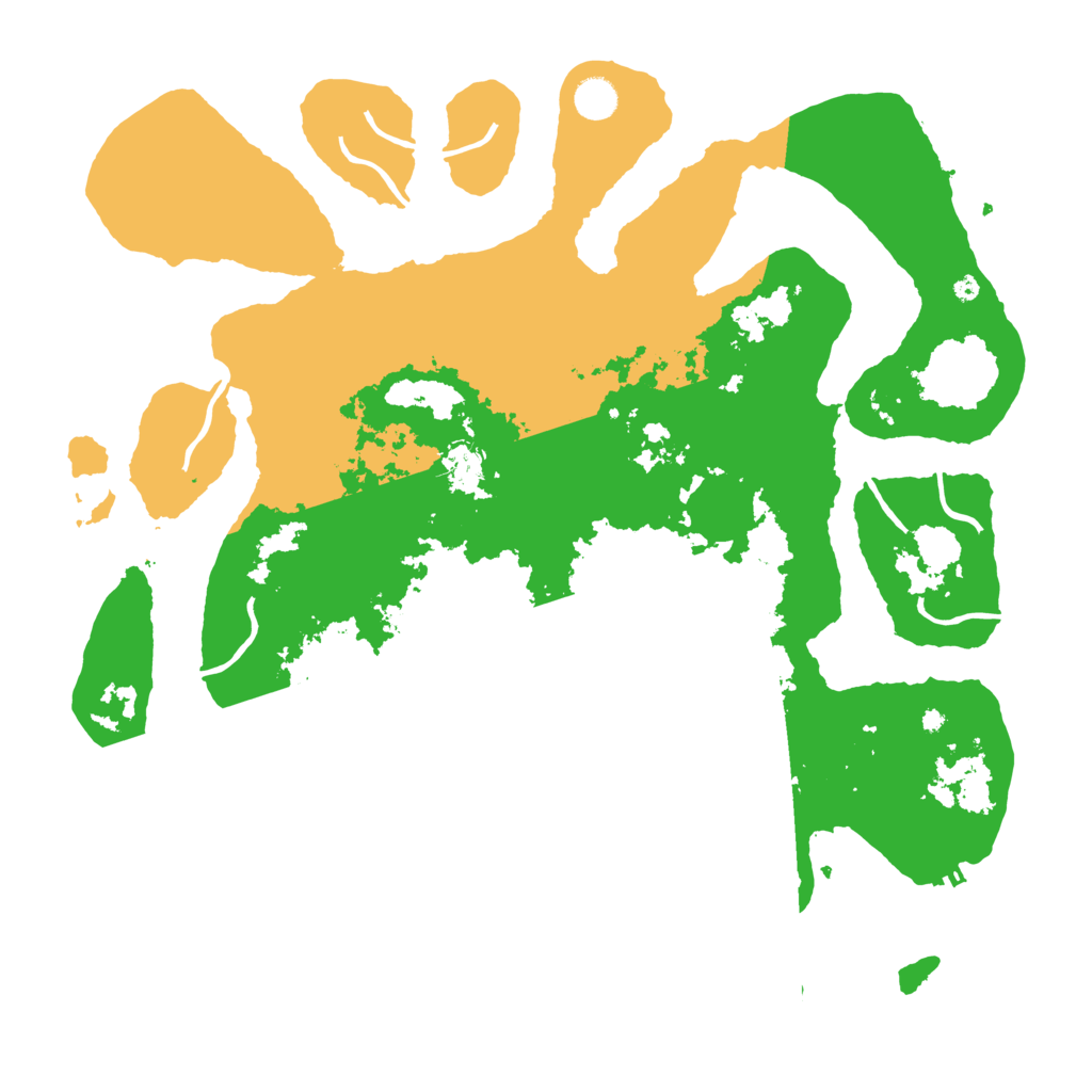 Biome Rust Map: Procedural Map, Size: 4500, Seed: 3631432