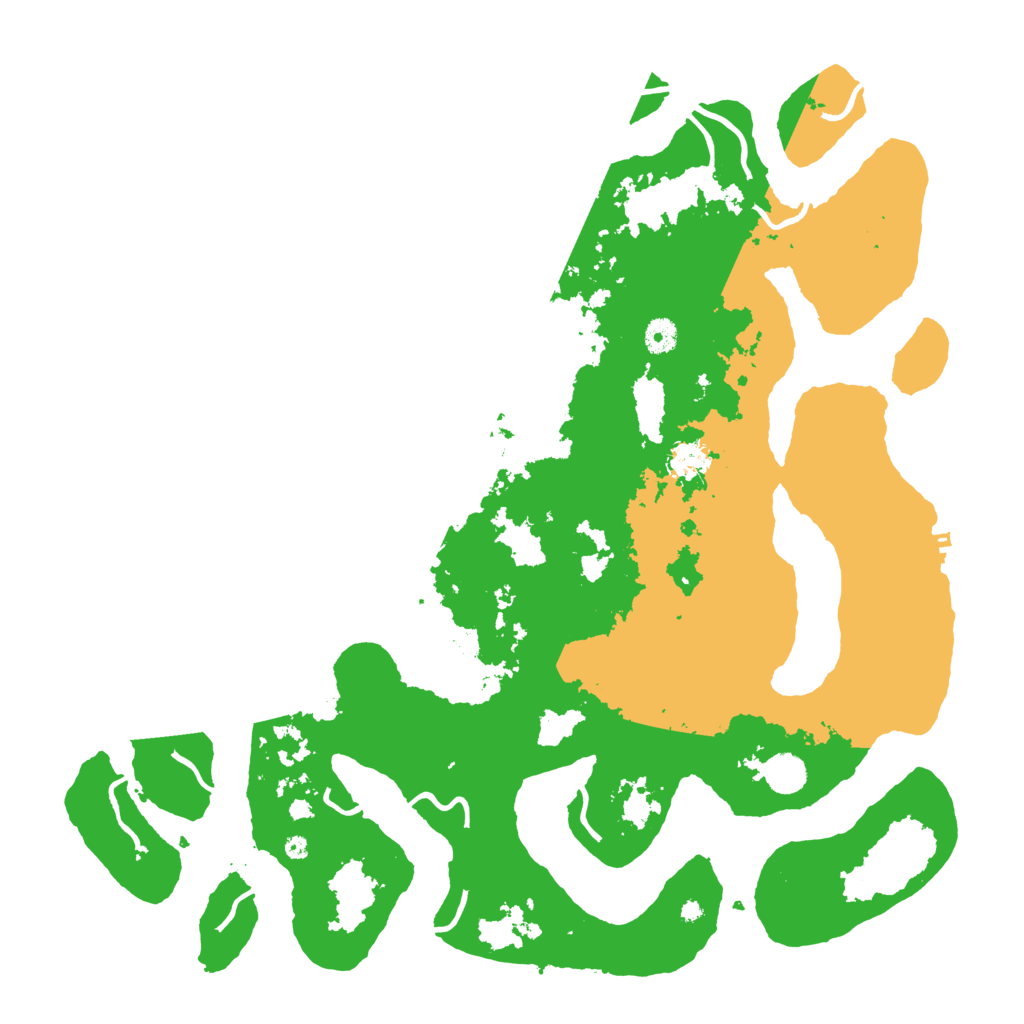 Biome Rust Map: Procedural Map, Size: 4500, Seed: 3202747