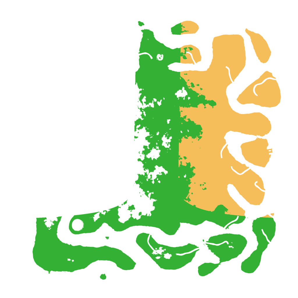 Biome Rust Map: Procedural Map, Size: 4500, Seed: 300951