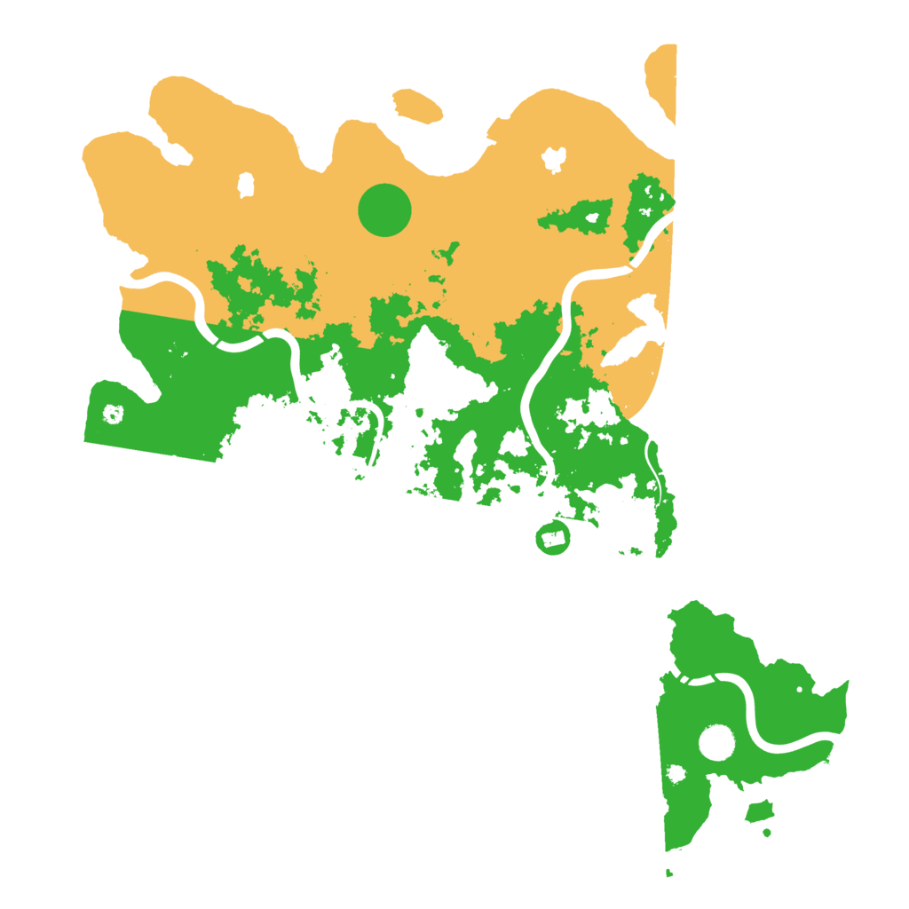 Biome Rust Map: Procedural Map, Size: 4500, Seed: 5028963