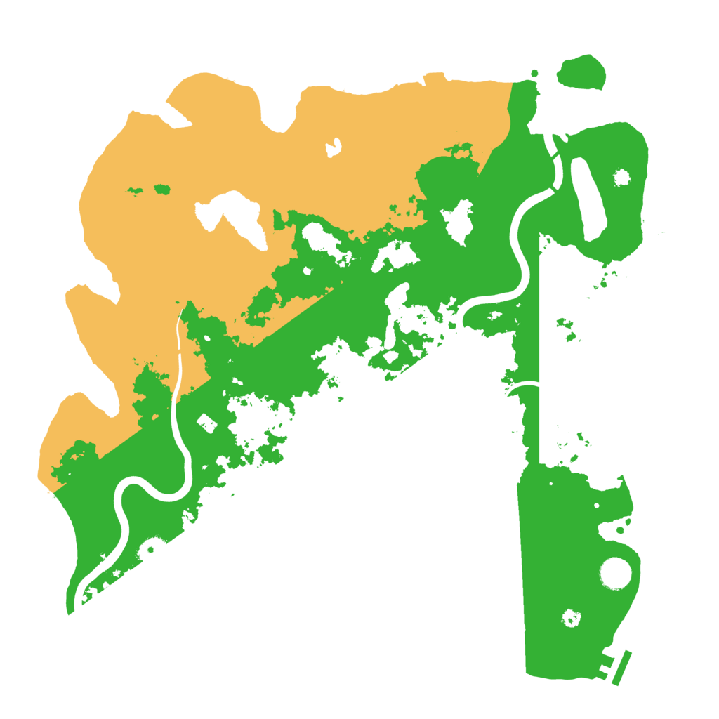 Biome Rust Map: Procedural Map, Size: 4000, Seed: 606
