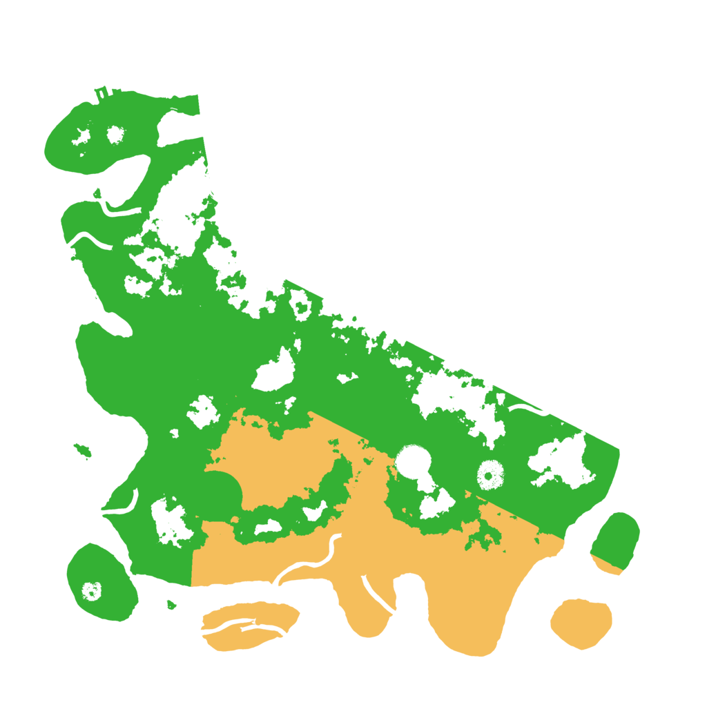 Biome Rust Map: Procedural Map, Size: 3700, Seed: 874349564