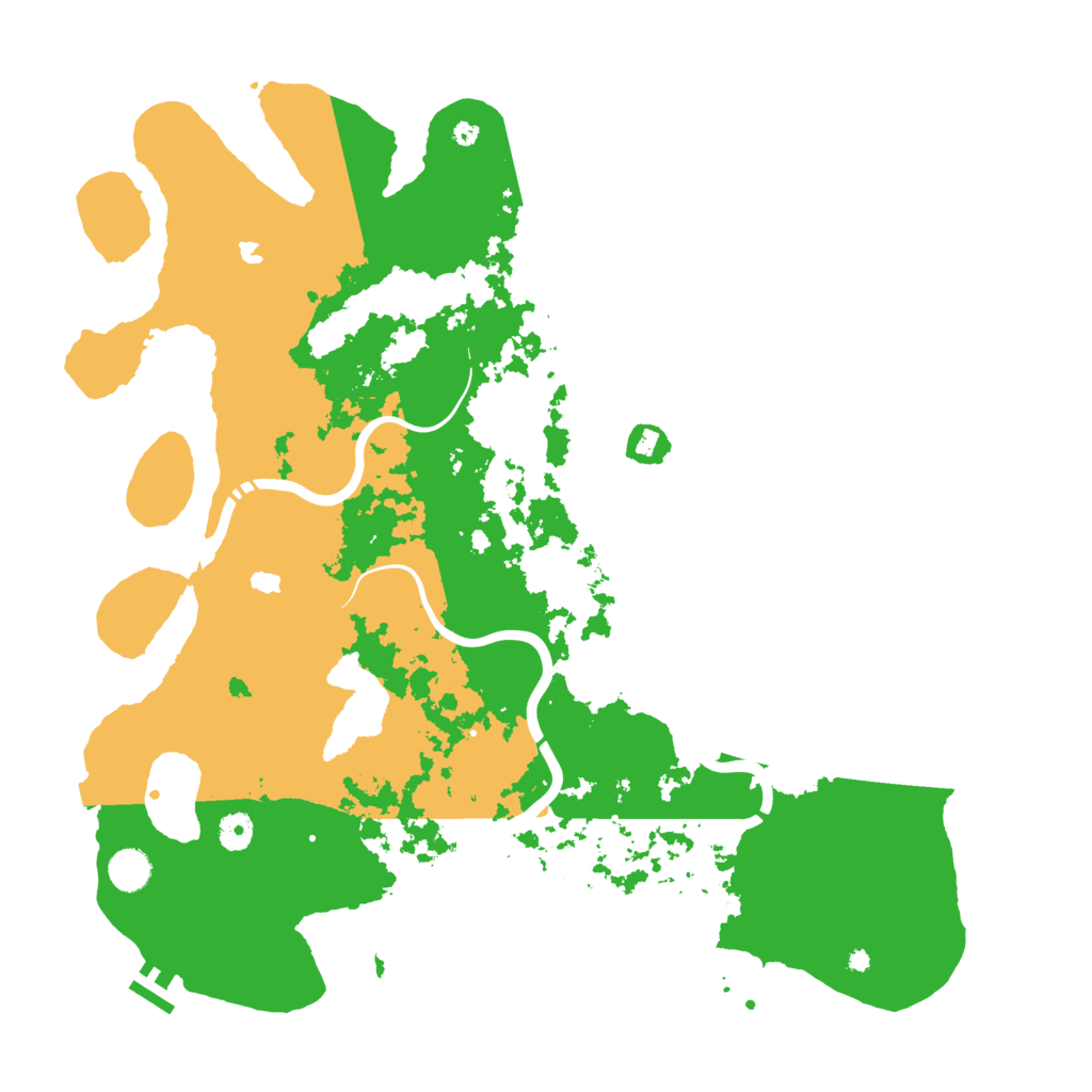 Biome Rust Map: Procedural Map, Size: 4500, Seed: 1179097