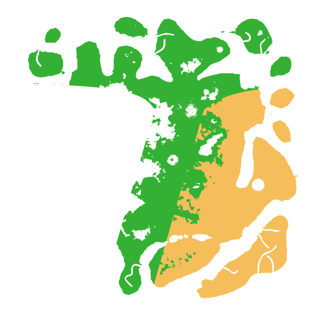 Biome Rust Map: Procedural Map, Size: 4500, Seed: 3052421