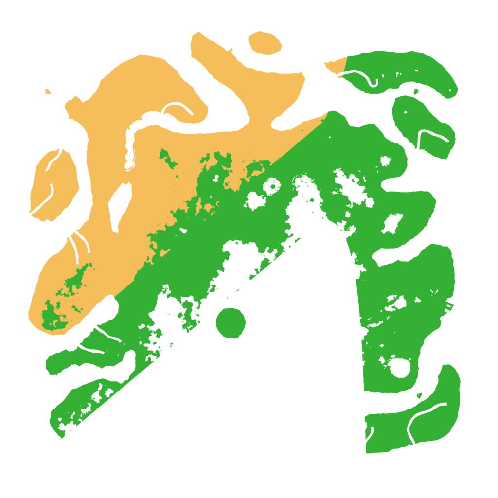 Biome Rust Map: Procedural Map, Size: 4500, Seed: 652611