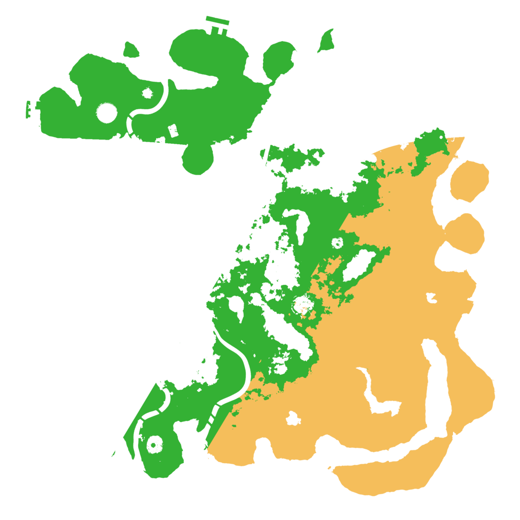 Biome Rust Map: Procedural Map, Size: 4500, Seed: 2281615