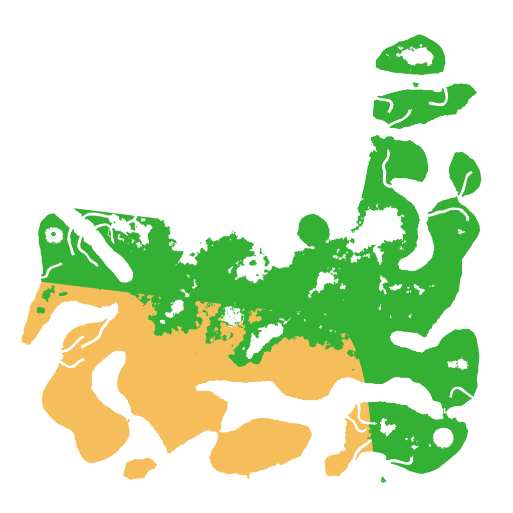 Biome Rust Map: Procedural Map, Size: 4500, Seed: 2547741