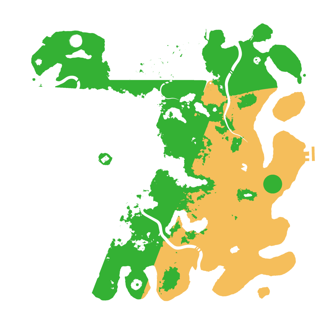 Biome Rust Map: Procedural Map, Size: 4500, Seed: 3479526