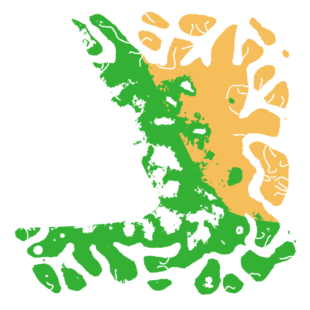 Biome Rust Map: Procedural Map, Size: 6000, Seed: 1147483645