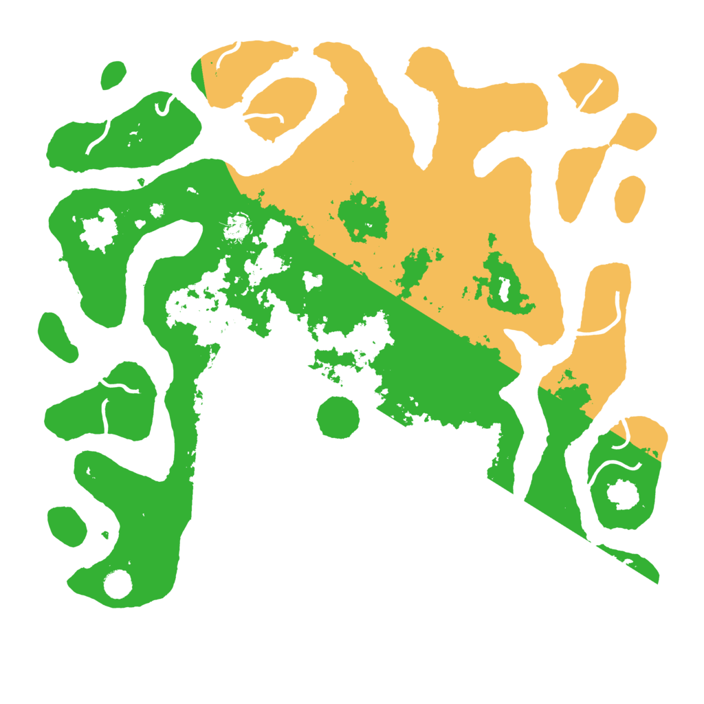 Biome Rust Map: Procedural Map, Size: 4500, Seed: 232345