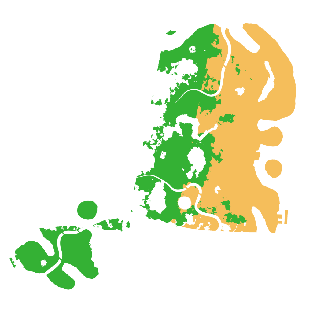 Biome Rust Map: Procedural Map, Size: 4500, Seed: 1028709